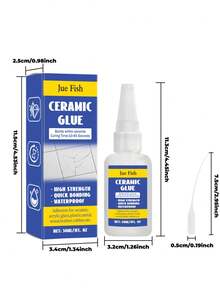 Ceramic Repair Glue, Multi-Purpose Ceramic Crack & Chip Repair Adhesive For Home Use - Multicolor - View 9
