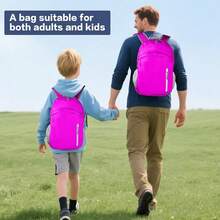 35L Waterproof Backpack Beach Foldable Lightweight Dry Wet Split HiFKing Backpack Men Women Hot Pink - 粉紅色的 - 查看 4