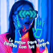 CYPN6 Crayones Neón Fluorescentes Brillan con Luz Negra Uv Make Up Glow Maquillaje en Blister Pinta Caritas de Halloween Grupo CarnavalliaFashion - Multicolor - Ver 5