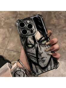 Fast EU Shipping (DE & ES)   Luxury Phone Case With Anime Theme For , Compatible With Galaxy S25, S24, S23, S22, S21, S20 FE Ultra Plus, With A Durable Matte Back For 4G And 5G - màu đen - Xem 5