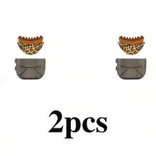 1/3 Stück neue Leoparden-Muster Lymphdrainage Gesichtsbürste, Trockenbürste für Gesicht, Kinn und Kieferlinie Lymphdrainage Massagegerät, ergonomisches Design passt präzise zur Haut, lindert Müdigkeit - Verschiedenfarbig - Übersicht 10