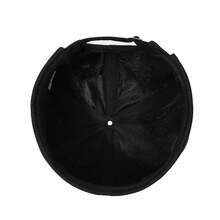 1顶男士刺绣皇冠地主帽，时尚男女通用街头风无檐报童帽