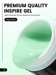 YOKEFELLOW 15g Nail Extension Builder Nail Gel Jelly Green Orange Builder Nail Gel For Nail Nail Extension Summer Nails & Long-Lasting Nail Strengthener Nails Enhancement Nail Art Salon DIY At Home Manicure & For A Gift - 彩色 - 查看 4