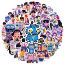 60/120pcs Cartoon Anime K-Pop Girl Group Stickers, Anime Character, Stickers, Children Stickers, Waterproof DIY Creative Stickers For Skateboard, Luggage, Notebook, Cup, Small Christmas Gift