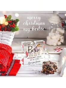 Acrylic Puzzle Gift For Sisters - Desktop Decor, Dining Table Ornament, Office Desk Accessory - Exquisite Souvenir For Girlfriends, Suitable For Birthday, Thanksgiving, Christmas And Other Occasions, Also Suitable For Graduation Ceremonies - Multicolor - View 7