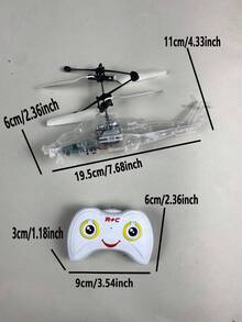 Remote Control Smart Sensing Helicopter, Fighter Plane, Made Of Anti-Fall Material, Infrared Sensing Remote Control Helicopter. Toy Plane, Remote Control Helicopter, Remote Control Plane, Plastic Flying Toy, Gesture Sensing, Infrared Interactive Educational Toy, With LED Lampshade, Remote Control No Battery Required. - Army Green - View 16