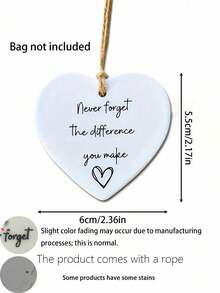 两件套感谢礼盒，永不忘记您的付出，心形友谊装饰，生日及挚友礼物，四季皆宜，表达您深深的感激之情，鼓舞人心的办公室装饰，激励同事、老板、员工的励志礼物，桌面鼓励牌匾，情人节礼物