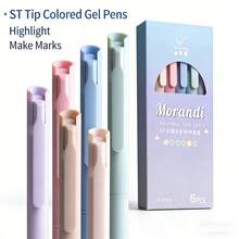 7pcs/Set Erasable Gel Pens, High Value Student Writing & Marking Pens, Quick-Drying Signature Pens