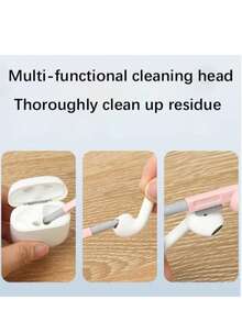 Portable 7-In-1 Multi-Functional Computer Keyboard Cleaning Brush Set Bluetooth Headset Camera Mobile Phone Cleaning Dust Removal Tool Key Pull - Multicolor - View 4