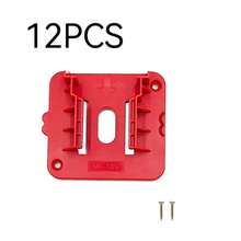 适用于所有 Milwaukee 18V 锂离子电池的重型 Milwaukee 18V 电池支架 – 易于安装的收纳架 – 防掉落安全工具电池整理架 - 彩色 - 查看 9