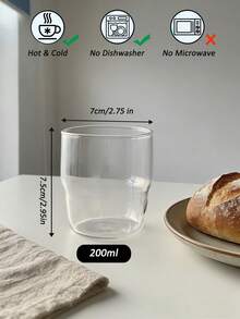 1个浓缩咖啡杯，玻璃杯，冰咖啡杯，可重复使用的玻璃器皿，高硼硅玻璃咖啡杯，功夫茶杯，适用于抹茶、茶、拿铁、牛奶，厨房、家居、酒吧配件、派对，是母亲节礼物、情人节礼物、送给男友、抹茶爱好者、家庭咖啡师的完美之选。 - 多色-濃縮咖啡杯 - 查看 7