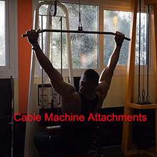 ccV3VOGUE Barra De Tracción De Bíceps Y Tríceps Barra De Tracción Maquina Musculacion En Casa Poleas Gimnasio Accesorio De Cable De Culturismo para Entrenamiento De Extensión De Trícepsnn - 31 pulgadas - Ver 5