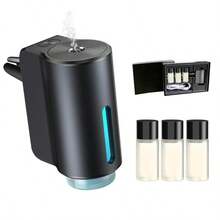 ATZOEA Car Air Fresheners M82 Diffuser 3/6/8 Pack 10ml Natural French Perfume ALong Lasting 60 Days Portable Waterless Romatherapy Diffuser With Three Adjustable Modes - 灰色 - 查看 8
