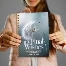 1pc 'My Final Wishes' Spiral Notebook - Estate Planning Guide, Important Arrangements And Final Reflections, Adult Peace Of Mind Organizer