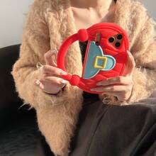 1pc Women's Asymmetrical Shaped Handheld Phone Case, Popular, Minimalist, Impact Resistant, Simple, Fashionable, Thin, Convenient, Impact Resistant, Soft Case/Shell, Compatible With Apple 17, 17 Pro, 17 Pro Max, 16, 16 Pro, 16 Pro Max, 15, 15 Pro, 15 Pro Max