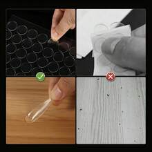 YITAPE 透明圆形亚克力双面胶带，纳米胶点，适用于可移除气球装饰和汽车配件 - 透明 - 查看 4