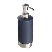 CYPNiDesign - Dispensador de jabón para baño o Cambiador sostiene jabón de Manos o Platos Azul Marino Mate/níquel CepilladoFashion - 227331963 - Ver 1