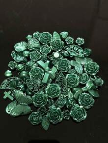 树脂混合玫瑰蝴蝶爱心月亮造型，DIY奶油凝胶手机壳材料包配件树脂配件批发，本产品可用于各种DIY手工场景，例如手机壳、发夹、相框等。也可用于DIY手工设计装饰配件，例如头饰、服装、晚礼服、鞋帽、婚礼、圣诞节、手工艺品等。 - 彩色 - 查看 8