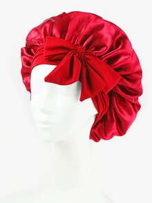 Women's Double-Layer Cotton Sleep Cap, Eye Mask Twist Headband, Satin Sleep Cap, Shower Cap, Breathable Sleep Cap, Hair Care Cap, Silk Sleep Cap Hair Sleep Cap - Multicolor - View 10