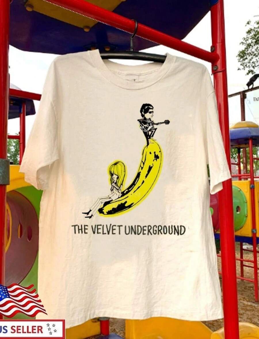 The Velvet Underground And Nico Short Sleeve T Shirt Full Size S-5XL - 白色 - 查看 1
