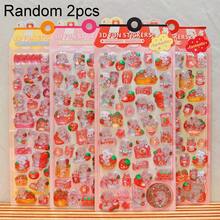 Pink Bunny & Strawberry Rabbit Design Stickers, DIY Decor And Phone Accessories - 彩色 - 查看 9