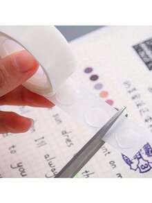 1200pcs/600pcs (12rolls/6rolls) Double-Sided Adhesive Dots, Transparent Balloon Glue Dots, Removable Glue Dots, Craft Glue Dots, Valentine's Day Gift