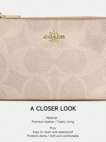 Coach Nolita 19 Mahjong Wallet Shoulder Bag, Women Wallet Small Handbag Clutch - Apricot - View 5