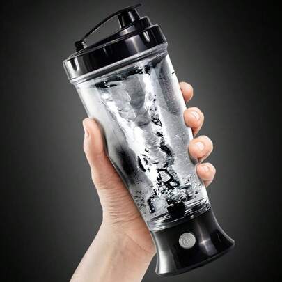 Vaso mezclador de proteína en polvo eléctrico portátil, vaso de fitness de proteína en polvo de 350 ml, vaso de café, vaso de agua, vaso deportivo, vaso mezclador portátil, vaso perezoso, vaso mezclador eléctrico, especialmente diseñado para bebidas de proteína en polvo.
