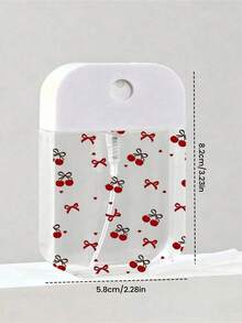 1PC 38ml New Bow Tie Pattern Transparent PET Refillable Travel Bottles, Perfume Spray Bottles, Makeup Remover Bottles, Moisturizing Bottles, Suitable For Nail Polish Remover, Toner And Makeup Remover, Reusable, Travel Essential, Perfect Travel Accessory, Holiday Gift, Christmas Gift, New Year Gift, Gift For Teachers, Friends, Loved Ones - Multicolor - View 11