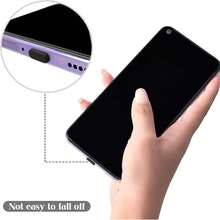 10pcs USB Dust Plug, Silicone Charging Port Protector, USB-C Plug Cover, Waterproof T-Type Charging Port Protector, Compatible With IPhone 15, Galaxy S21/S20/S22 Plus Ultra, Mate 30 And All Type-C Smartphones And Tablets
