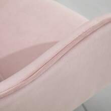 Swivel Office Chair With Massage Function, Vibration Function And Adjustable Armrests, 55 X 65 X 79-89 Cm - Pink - View 8