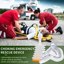 Choking Emergency Takes Effect In 8 Seconds! No First Aid Tips Needed Real Airway Unblocker Alternative To Traditional Heimlich Avoiding Rib Injuries Family School Motorcade Camping Emergency Essentials (WARNING YELLOW) - 1件 - 查看 8