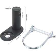 Conector de Enganche de Remolque de Bicicleta, Acoplador de Acero Al Carbono para Cochecito de Bebé y Mascotas Adaptador de Ciclismo Compatible con Bicicletas y Eléctricas,40073728 - Multicolor - Ver 2