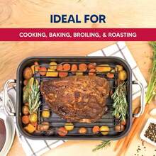 HIC Adjustable Wire Roasting Baking Broiling Rack Nonstick 10-Inches x 9.25-Inches - Antiadherente - Ver 2