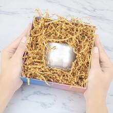 Crinkle Cut Paper Shred PacFKing Grass Cushion Paper Streamer For Christmas Wedding Birthday Bridesmaid Engagement Craft Gift Boxes Bags Basket Filler Decoration 4.5oz Brown - 棕色的 - 查看 4