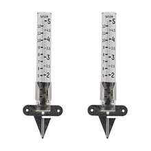 CYPNTaylor 2710N2 Medidor de lluvia montable mide y monitorea la precipitación fácil de leer para patio trasero patio jardín y césped paquete de 2 transparenteFashion - 227225365 - Ver 8