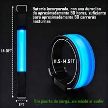 CYPN2 Pack ulsera Deportiva LED Múltiples Modos de iluminación Desmontable para Limpieza Brazalete Reflectante para Corredores Ciclistas Excursionistas Correr PerrosFashion - 227321520 - Ver 5