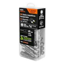 CYPNTruper Expert PUDE-9027-50 Estuche con 50 dados magnéticos de 3/8" largo 2-1/2"Fashion - como en la foto - Ver 5