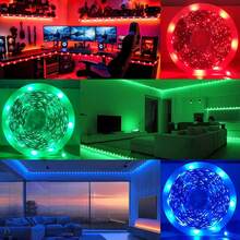 1pc 5V USB LED Light Strip, 3535 LED, 24-Key IR Remote Control, Dimmable. Suitable For Bedroom And Living Room Ambient Lighting, Christmas And New Year Decoration Lights - Multi-color Light - View 8
