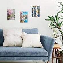 Canvas Boards For Painting 25 Pack, 5x7 Inch Canvases For Painting Art Paint Canvas Panels Gesso Primed White Blank Flat Canvas Boards Acrylics Oil Watercolor Tempera Paints - 5英寸x7英寸 - 查看 7