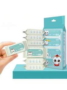 便携式手口清洁湿巾，可爱贴心的礼物 - 彩色 - 查看 7