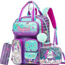 Cute Backpack For Girls Kids Backpack Set 3PCS With Lunch Box And Pencil Case School Bookbag Lightweight And Durable Back To School - Girls School Bag SET - View 19
