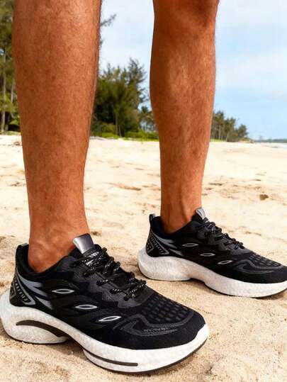 Men's Autumn/Winter New Waterproof Flexible Soft Bottom Sports Shoes