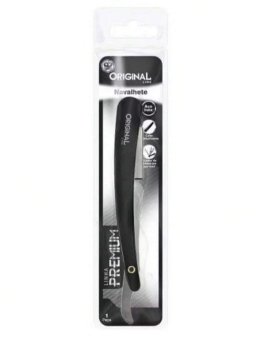 Navalhete Profissional Premium Aço Inox Original Line Barbeiro 22,5cm
