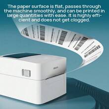 DELI 11872 三防熱感標籤紙 紙面平整無翹邊 顯黑濃鬱字跡清晰 - 白色 - 查看 2