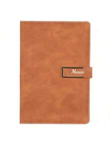 1 cuốn sổ tay da A5 cổ điển có thể tùy chỉnh với bìa khắc laser tên/mặt hàng/môn học, bìa mềm cá nhân hóa và dải đánh dấu trang - Lý tưởng cho các cuộc họp kinh doanh, cuộc sống sinh viên, đồ dùng học tập, cho trường học, cho giáo viên, cho văn phòng, cho cả nam và nữ. - Nhiều màu - Xem 14