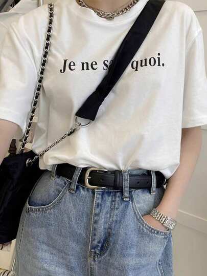 1pc Solid Color Bohemian Style PU Leather Belt, High Quality Durable Versatile, Perfect Match With Jeans, Black, Suitable For All Seasons Wear, Women, Can Be Worn In Summer, School, Autumn And Halloween