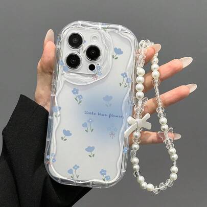 Cute Graffiti Thick Shock-Proof Phone Case, Unique Design With Adorable Print And Lanyard, Compatible With IPhone 11/12/13/14/15/16 Pro Max And A/S Series