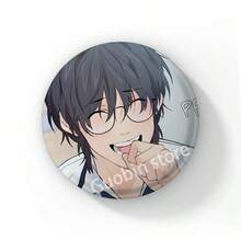 卡通迷失云端BL动漫徽章胸针卡通斯凯勒·西鲁斯艺术胸针背包装饰配件学生文具 - 58 mm - 查看 22