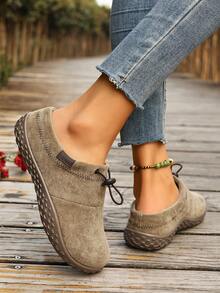 Women's Casual Slippers For Spring And Autumn, Non-Slip, Wear-Resistant, Lightweight And Comfortable Soft-Soled Women's Slippers, Suitable For Daily Wear And Indoor Activities - Khaki - View 5